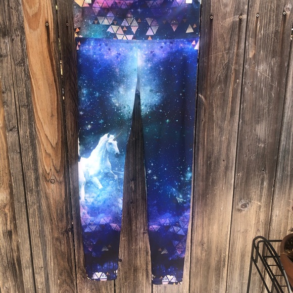 Unicorn Leggings Om Shanti Sz Medium - Picture 2 of 7